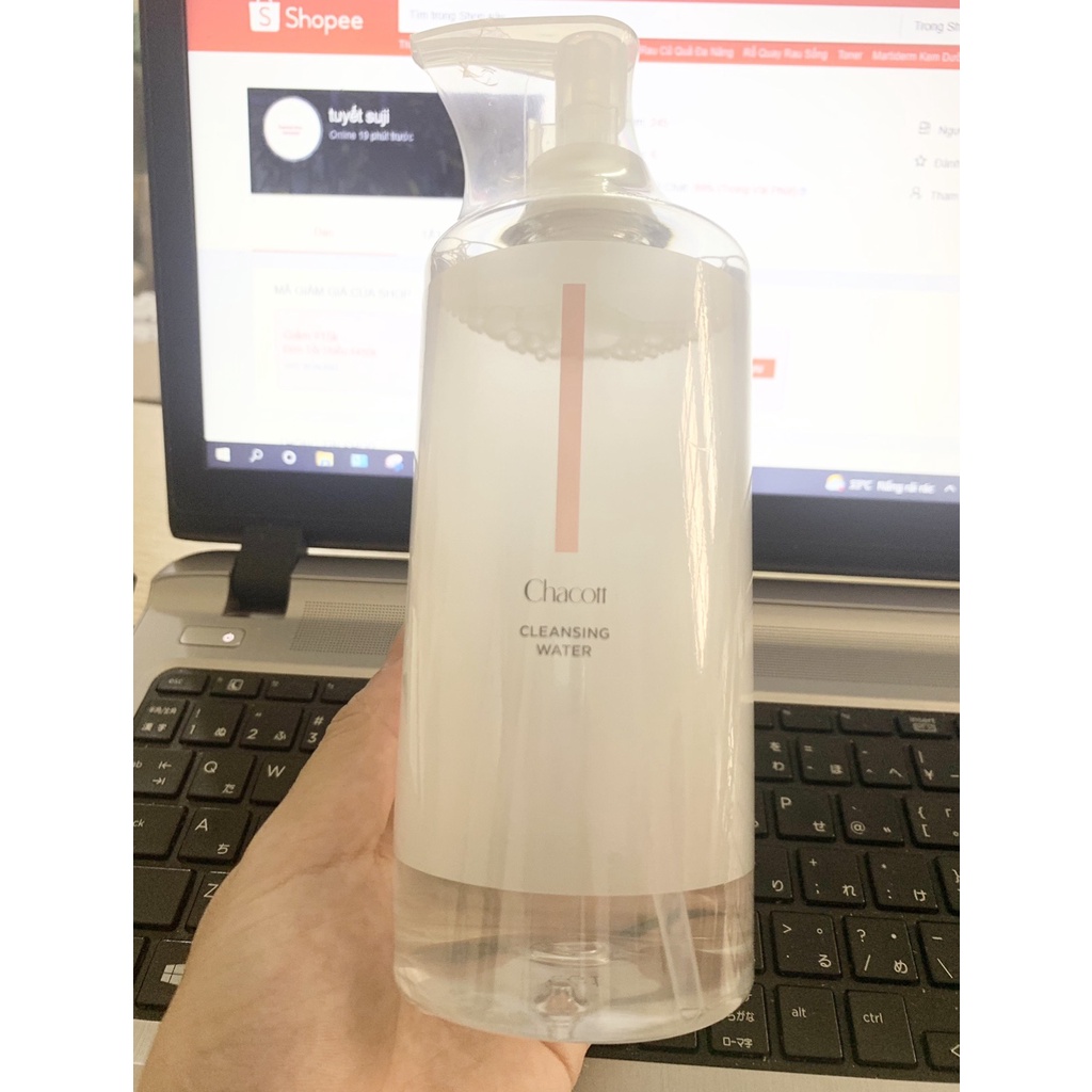 Nước tẩy trang Chacott cleansing water 500ml