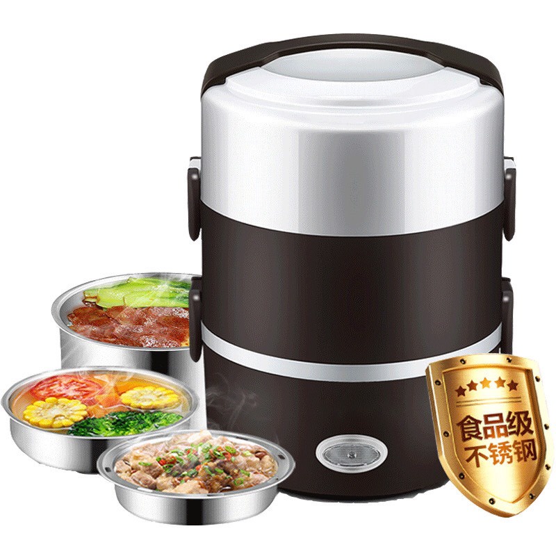 Hộp Cơm Cắm Điện 3 Tầng Ruột Inox 304 Zhengbangle Cao Cấp - Tiện Dụng Cho Dân Văn Phòng
