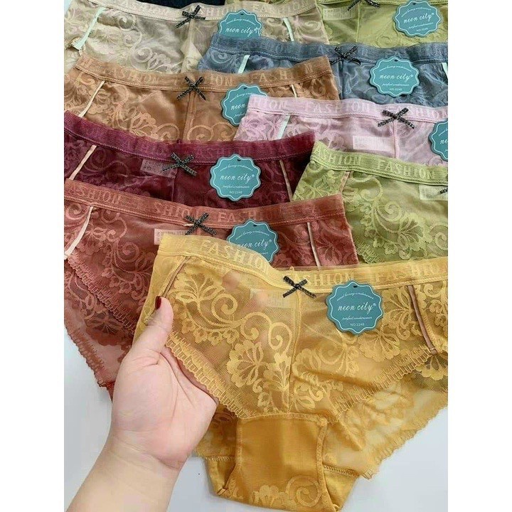 Quần Lót Ren Cao Cấp Mềm Mại Phối Nơ Kháng Khuẩn Sexy Gợi Cảm ❤️ 2248 - LADY