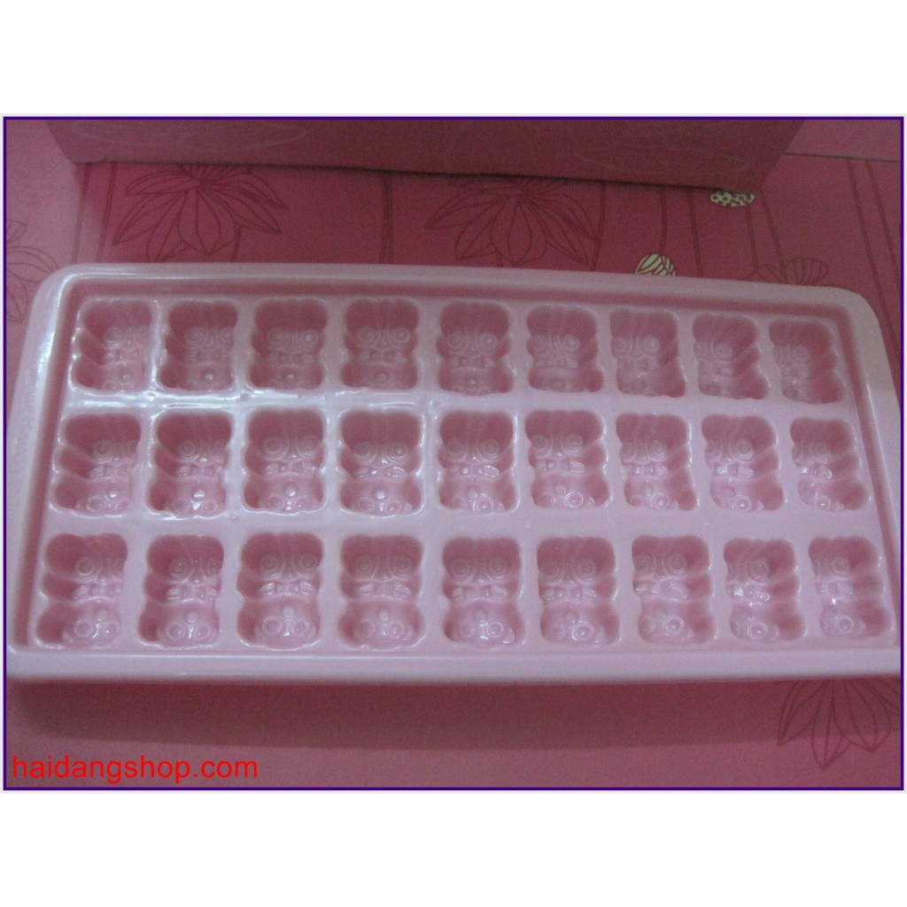 Khuôn rau câu 27 gấu / khay đá gấu nhỏ / thạch gấu - Ice tray bear shaped