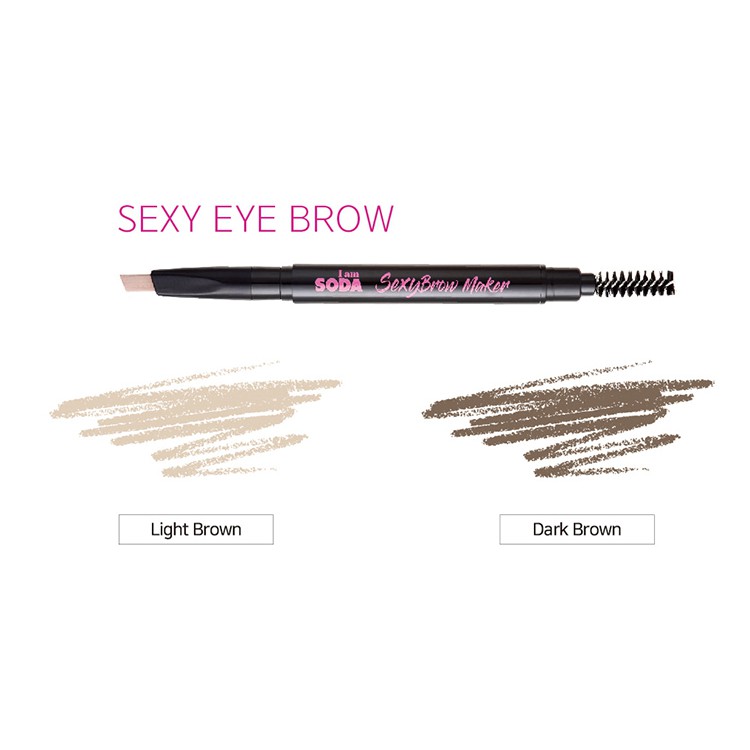 Chì kẻ lông mày I am SODA Sexybrow Maker 0.3g