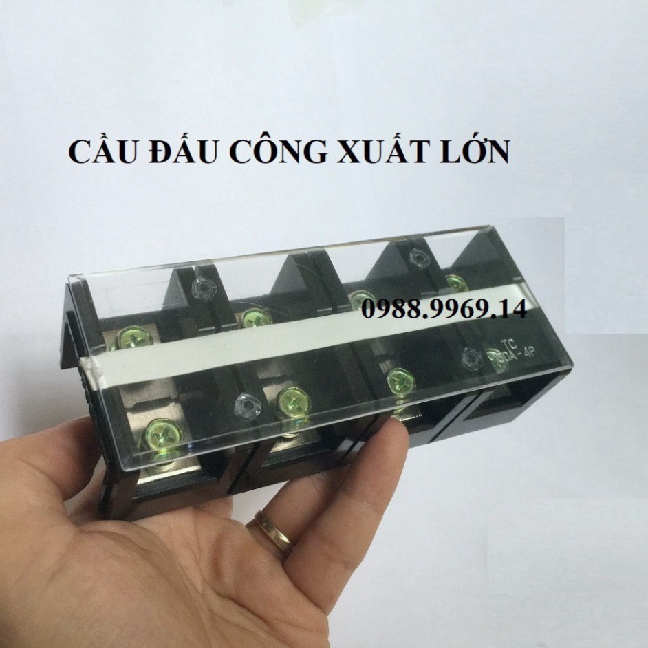 CẦU ĐẤU CÔNG XUẤT LỚN 60A-100A CẦU ĐẤU KHỐI Domino Terminal