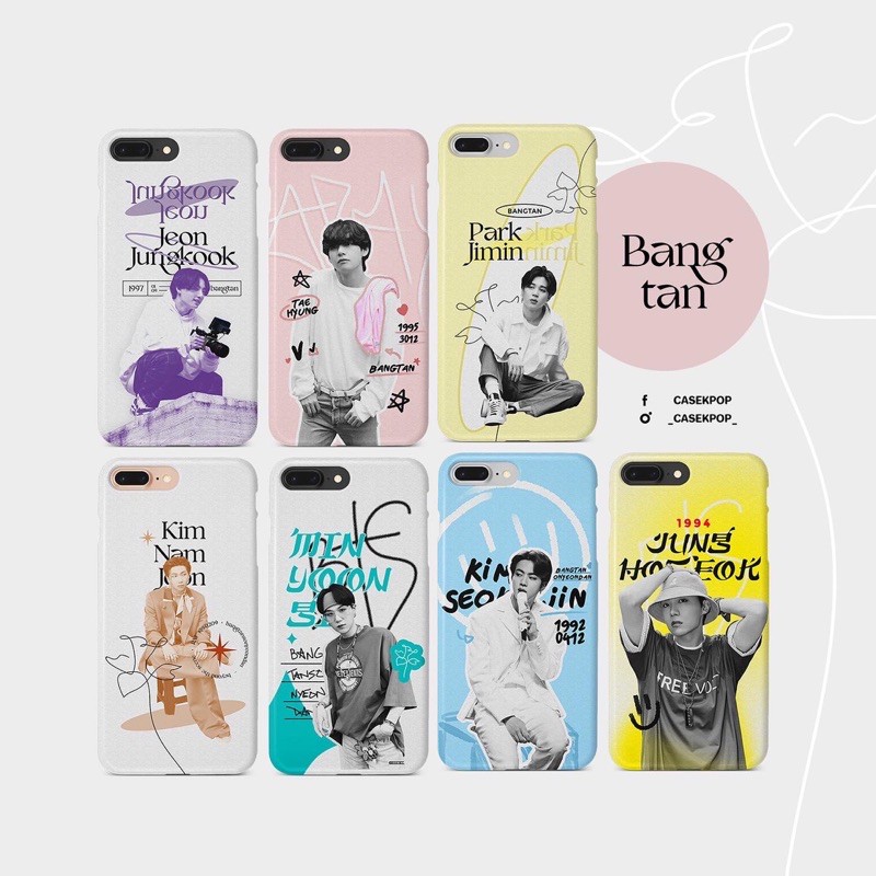 Ốp lưng freestyle - BTS - in được cho nhiều dòng máy