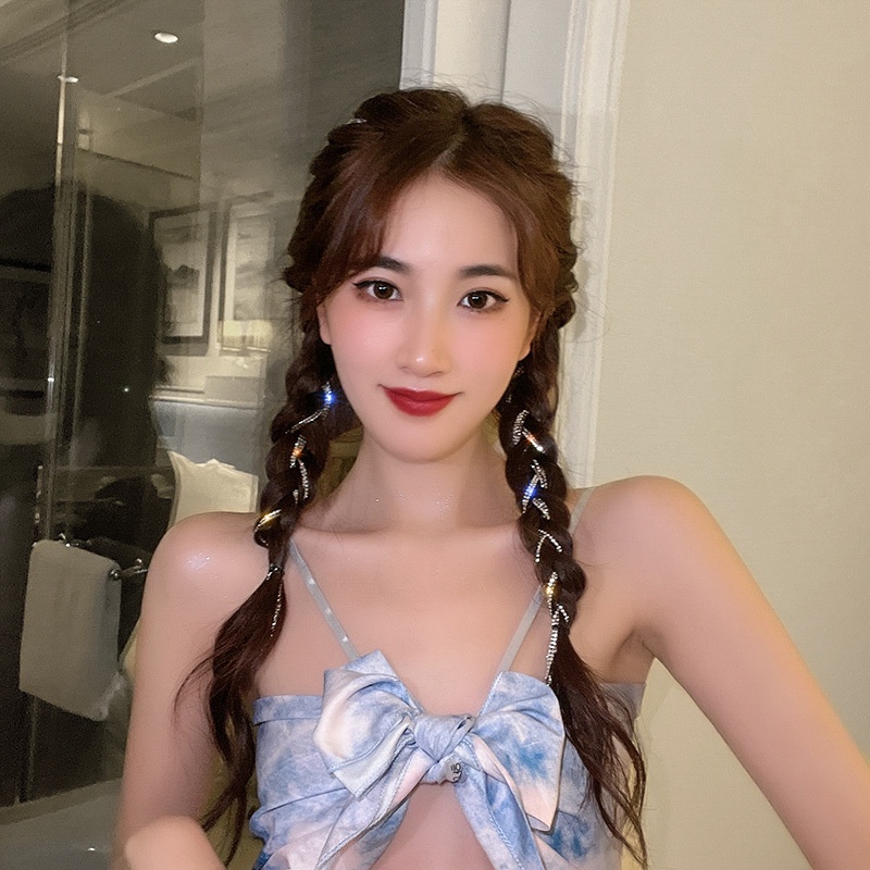 Băng Đô Cài Tóc Đính Đá Lấp Lánh Thời Trang Cho Nữ