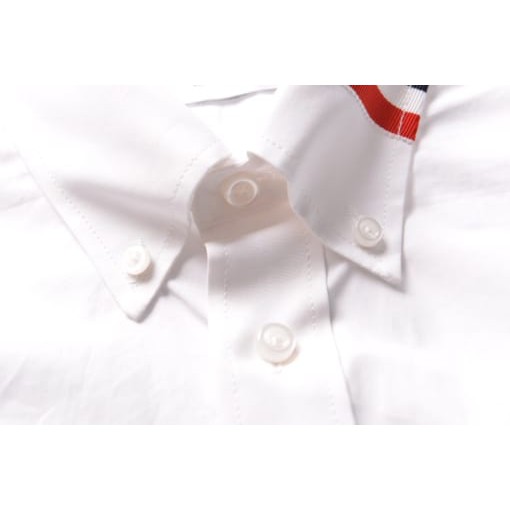 Sơ mi Thom Browne Cộc Tay Viền Cổ