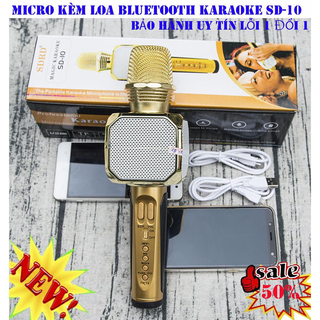 MIC KARAOKE SD-10 BLUETOOTH