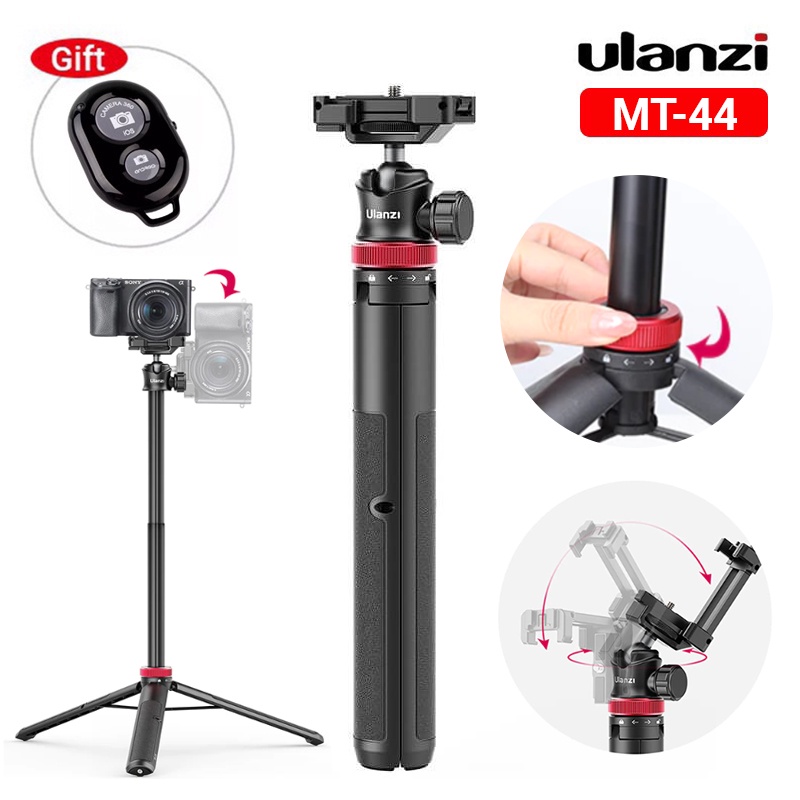 Chân tripod Ulanzi MT44 Cho Điện Thoại/Máy ảnh Mirroless, DSLR