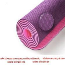 Thảm Tập YoGa cao cấp TPF 6mm -Thảm Tâp GYM 6mm Chống trượt tập thể dục tpe 2 lớp không mùi mẫu mới 2022