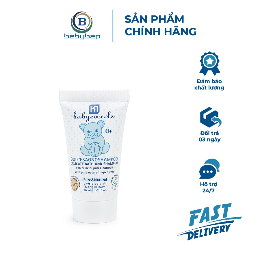 Sữa Tắm Gội Chiết Xuất Hoa Sen Babycoccole 0M+ An Toàn Tuyệt Đối Cho Trẻ Sơ Sinh