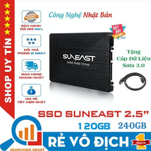 Ổ cứng SSD SUNEAST 120GB - Công nghệ nhật bản - Bảo hành chính hãng 3 năm !