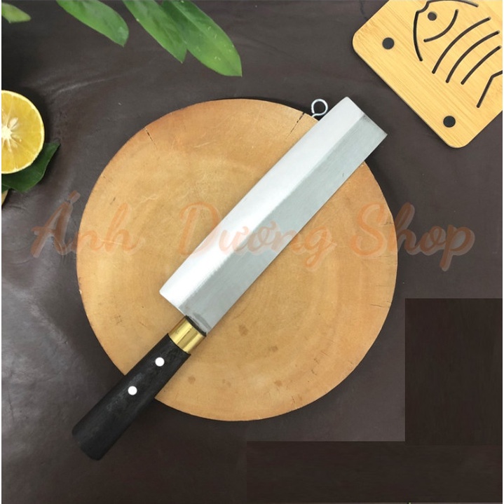 Dao thái nhà bếp cao cấp rèn thủ công từ thép nhíp xe