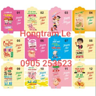 Bao lì xì tết 2019