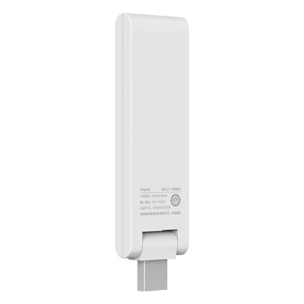 Aqara Hub E1 bản Quốc Tế - Điều khiển trung tâm Zigbee 3.0 dạng USB nhỏ gọn, có thể gập lại, hỗ trợ Apple Homekit