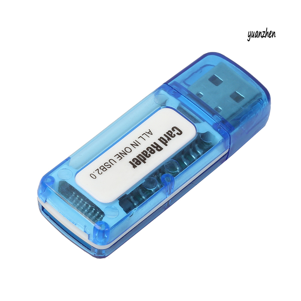 1 Đầu Đọc Thẻ Nhớ Usb 2.0 4 Trong 1 Cho M2 Sd Sdhc Dv Micro Sd Tf | BigBuy360 - bigbuy360.vn