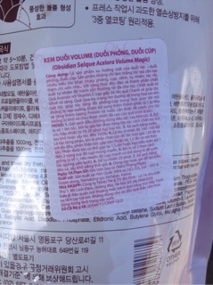 KEM DUỖI PHỒNG VOLUME OBSIDIAN 500ml *2