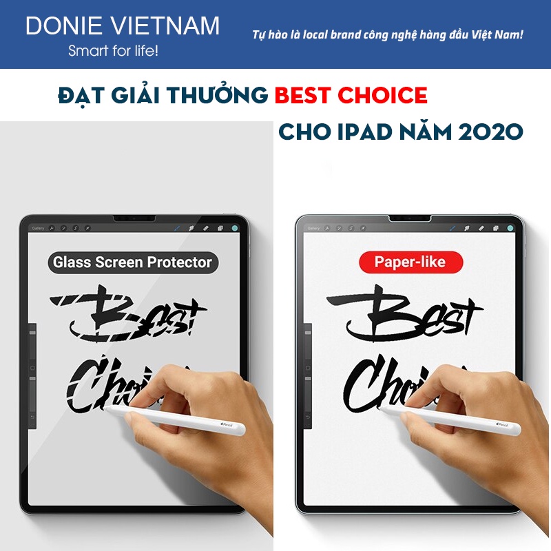Dán Màn Hình iPad Paperlike Nhật Bản Chống Vân Tay Chống Chói Dành Cho Ipad Pro 11 Gen 7 8 9 Air 4 5
