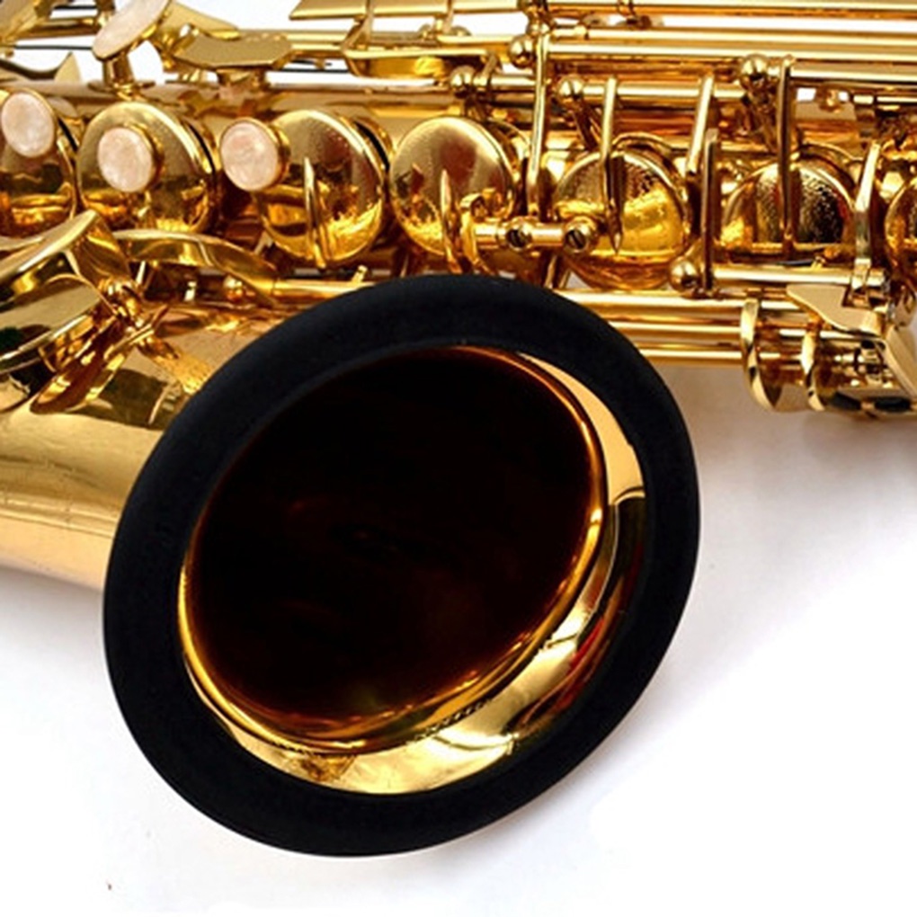 [GLOBAL] Saxophone Ring Mute Silicone Bell Protector Protective Ring for Tenor Sax Accessory