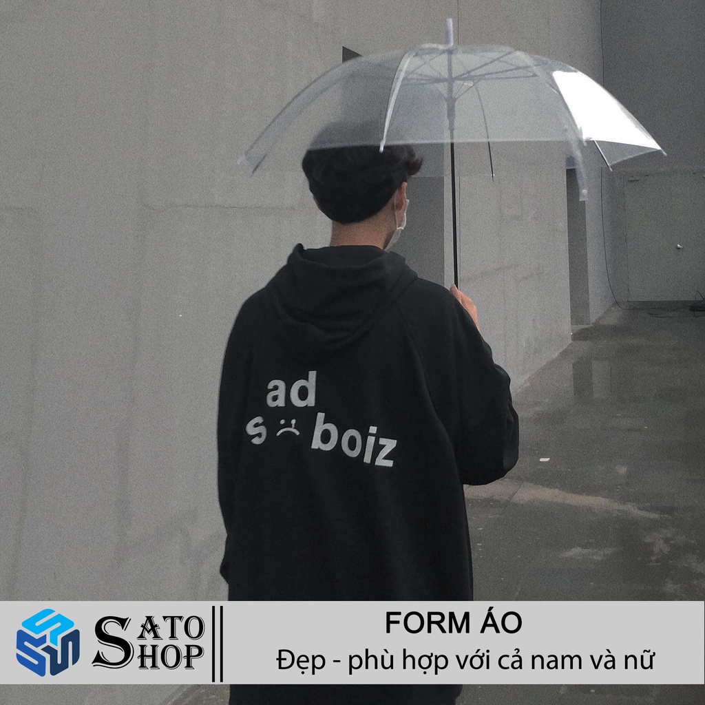 Áo khoác nỉ hoodie sadboiz signature , tee local brand basic sadboy sad cry form rộng unisex nam nữ ulzzang SATO SHOP