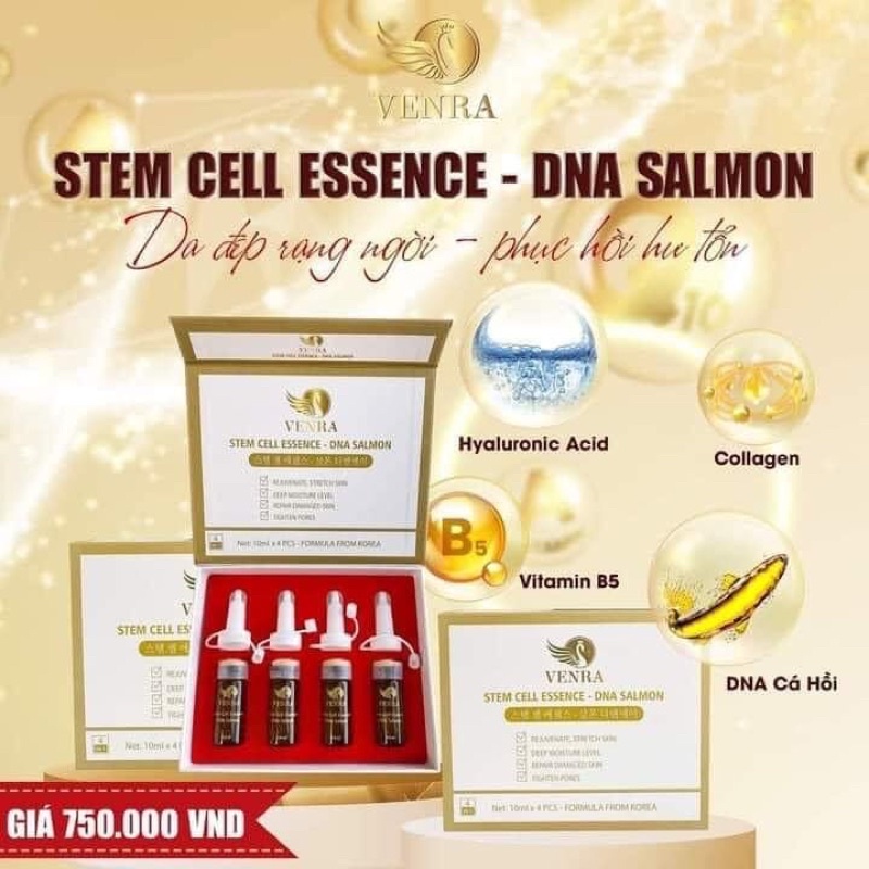 Tinh Chất Tế Bào Gốc Tái Sinh- DNA Cá Hồi ..Phục hồi,chống lão hóa,cấp ẩm,tái tạo da,mờ nám tàn nhang