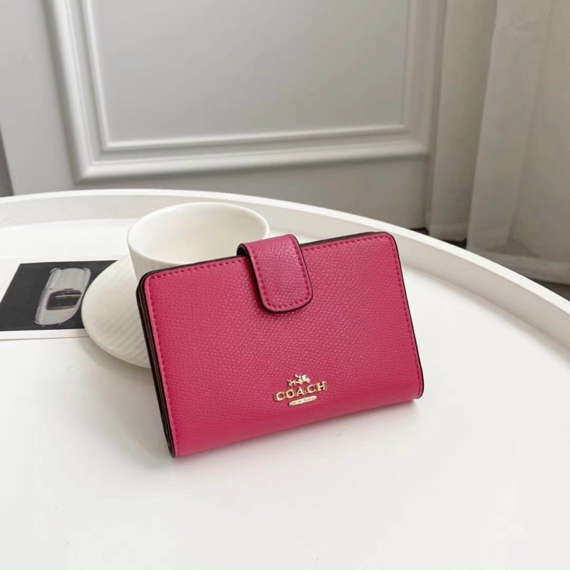 Ví Coach da thật full box nhiều ngăn thẻ