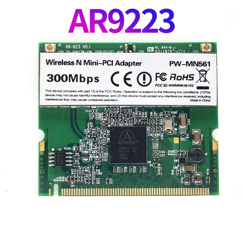 Card Mạng Ar9223 Dnma-91 Pw-Mn561 Mini Pcie 300mbps 2.4 G Cho Xp Win7 Win8 Win10 Linux | BigBuy360 - bigbuy360.vn