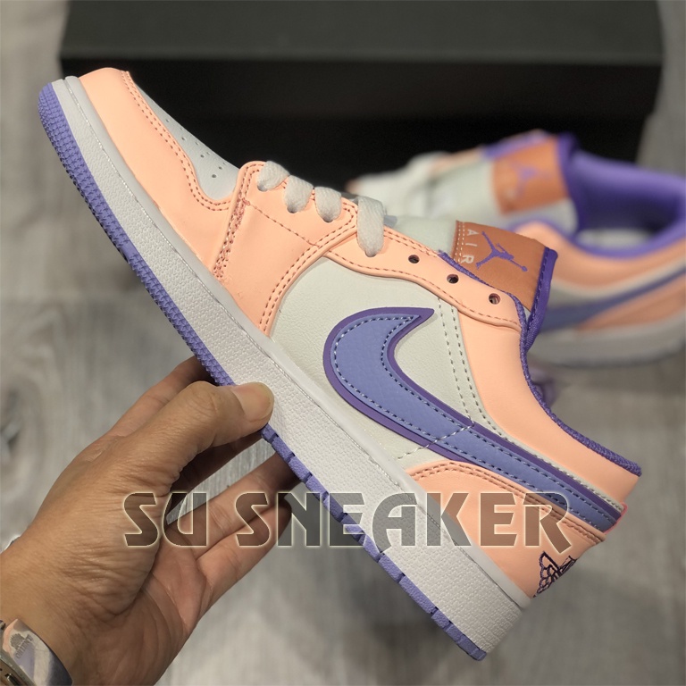 [ Su Sneaker ] Giày Jordan 1 Low SE Arctic Punch , JD Hồng Tím cổ thấp ( Full box )