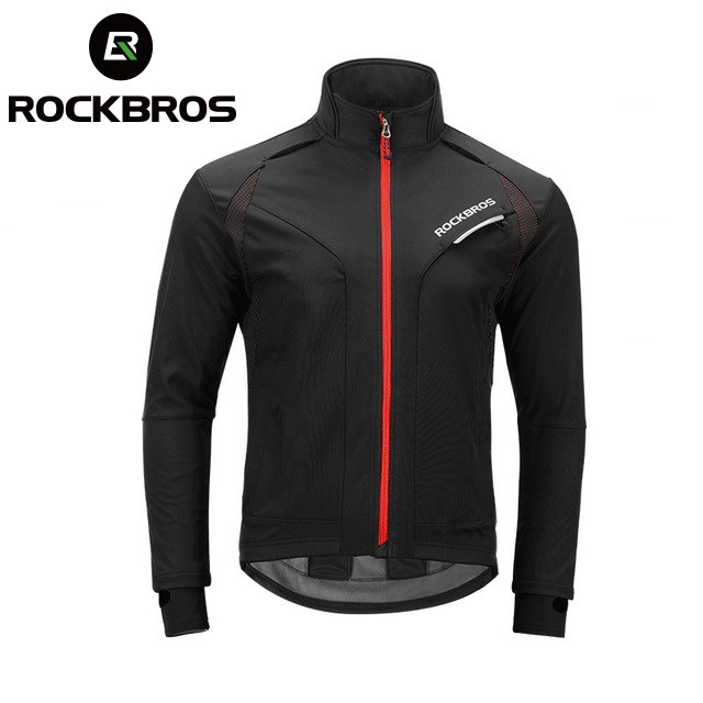 Áo khoác ROCKBROS chống gió tay dài phản quang phong cách mùa đông thoải mái cá tính