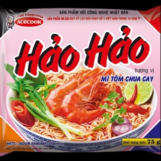mì hảo hảo tôm chua cay