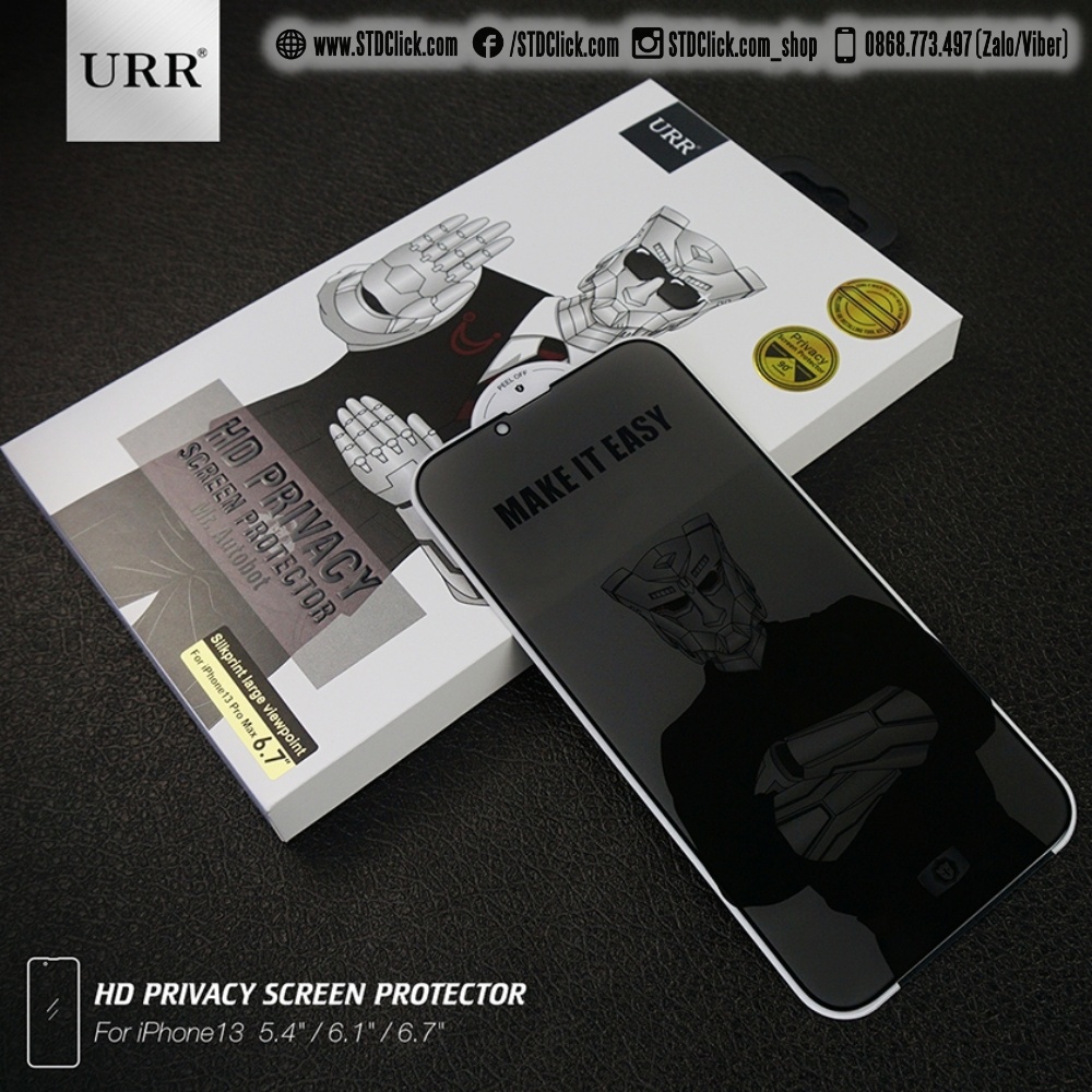 KÍNH CƯỜNG LỰC IPHONE 13 PRO MAX - 13 PRO - 13 URR AUTOBOT CHỐNG NHÌN TRỘM CHÍNH HÃNG HÀNG CHUẨN