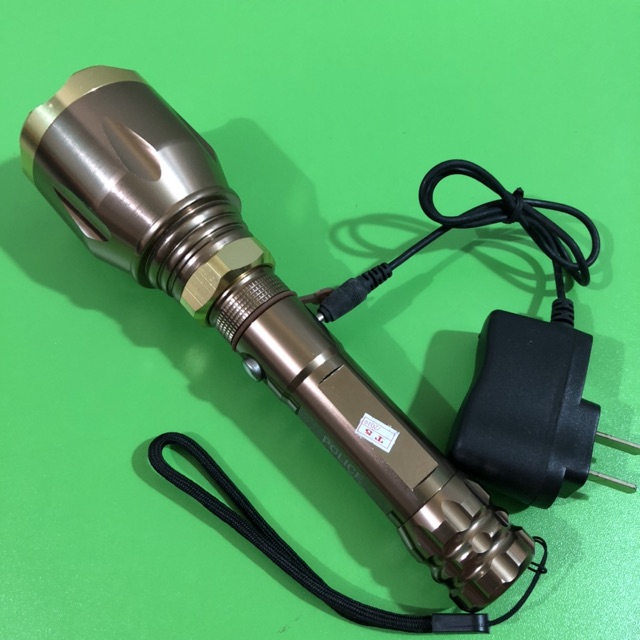 💥 đèn pin siêu sáng 💥 Police : XSL - 418 ,  màu vàng