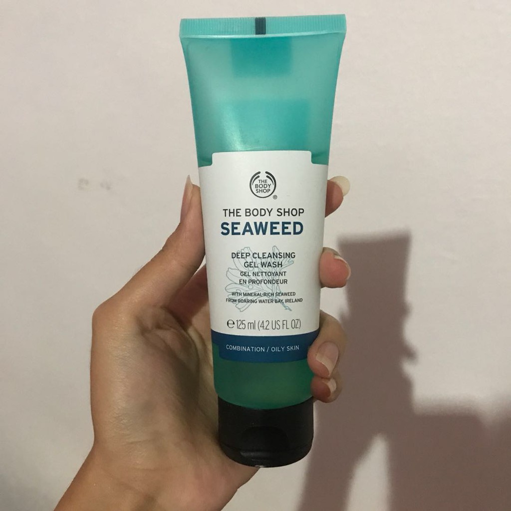 Sữa rửa mặt The Body Shop Seaweed Deep Cleansing Gel Wash 125ml [Mĩ Phẩm Gía Sỉ 89]