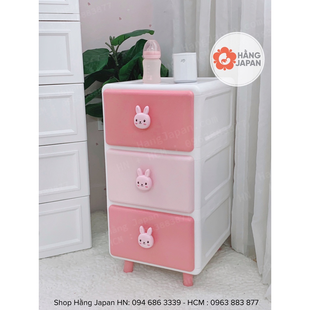 Tủ nhựa đa năng Gấu Thỏ Holla Cao Cấp