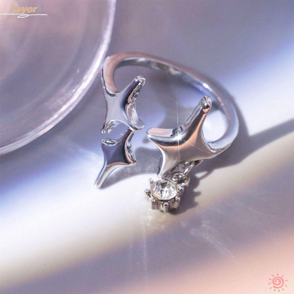 Nhẫn Đặt Hàng Mới|Hợp Kim Màu Sắc Có Thể Điều Chỉnh