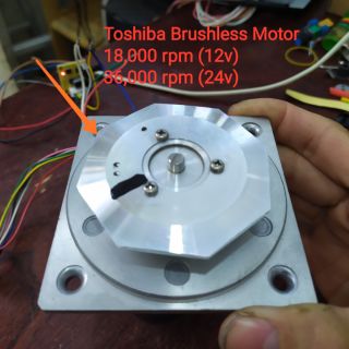 Brushless motor 18,000rpm /36,000rpm hai tầng nhôm nguyên khối