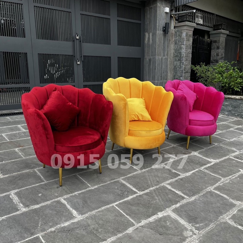 Ghế sofa sò đơn - ghế nail decor tiệm siêu xinh giao hàng toàn quốc