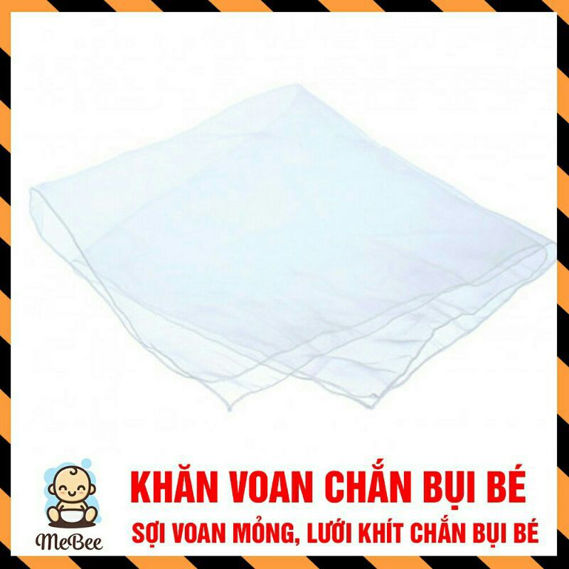 Khăn voan/ Khăn von chắn bụi cho bé 70*70cm