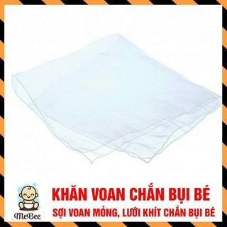 Khăn voan/ Khăn von chắn bụi cho bé 70*70cm