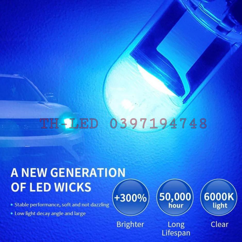  Đèn LED COB T10 Siêu Sáng Lắp Xinhan, Báo Số, demi Ôtô, Xe Máy - Giá 1 Bóng