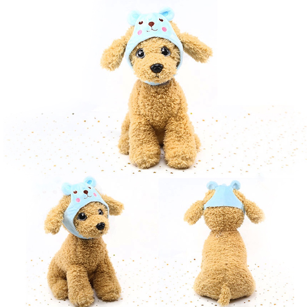 Mũ Tai Thỏ Bằng Vải Lông Có Thể Điều Chỉnh Kích Thước Dễ Thương Cho Thú Cưng