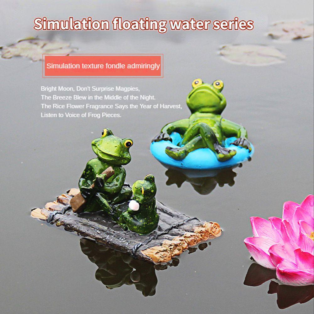 Tượng Nổi Hình Chú Ếch Trang Trí Bể Cá