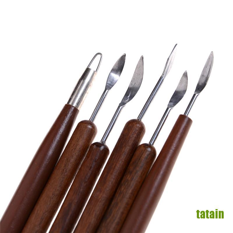 6 Dụng cụ điêu khắc đồ gốm đất sét polymer tự làm chuyên dụng