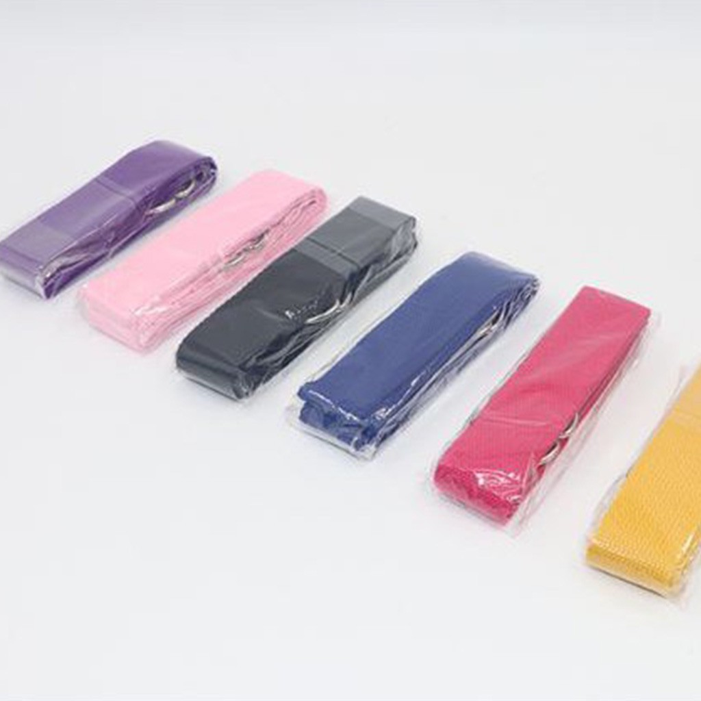 Dây tập Yoga Cotton loại tốt giá rẻ 1m8 x3,8cm (Yoga Strap) - Dây đai hỗ trợ kéo giãn chân tay uốn người tập yoga