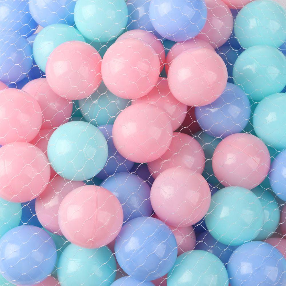 Set 100 Bong Bóng Nhựa Mềm Hình Sóng Biển Cho Bé