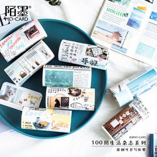 [Restock] Washi tape Layout họa tiết Beautiful Life - Cuộc sống tươi đẹp (10cmx5m)