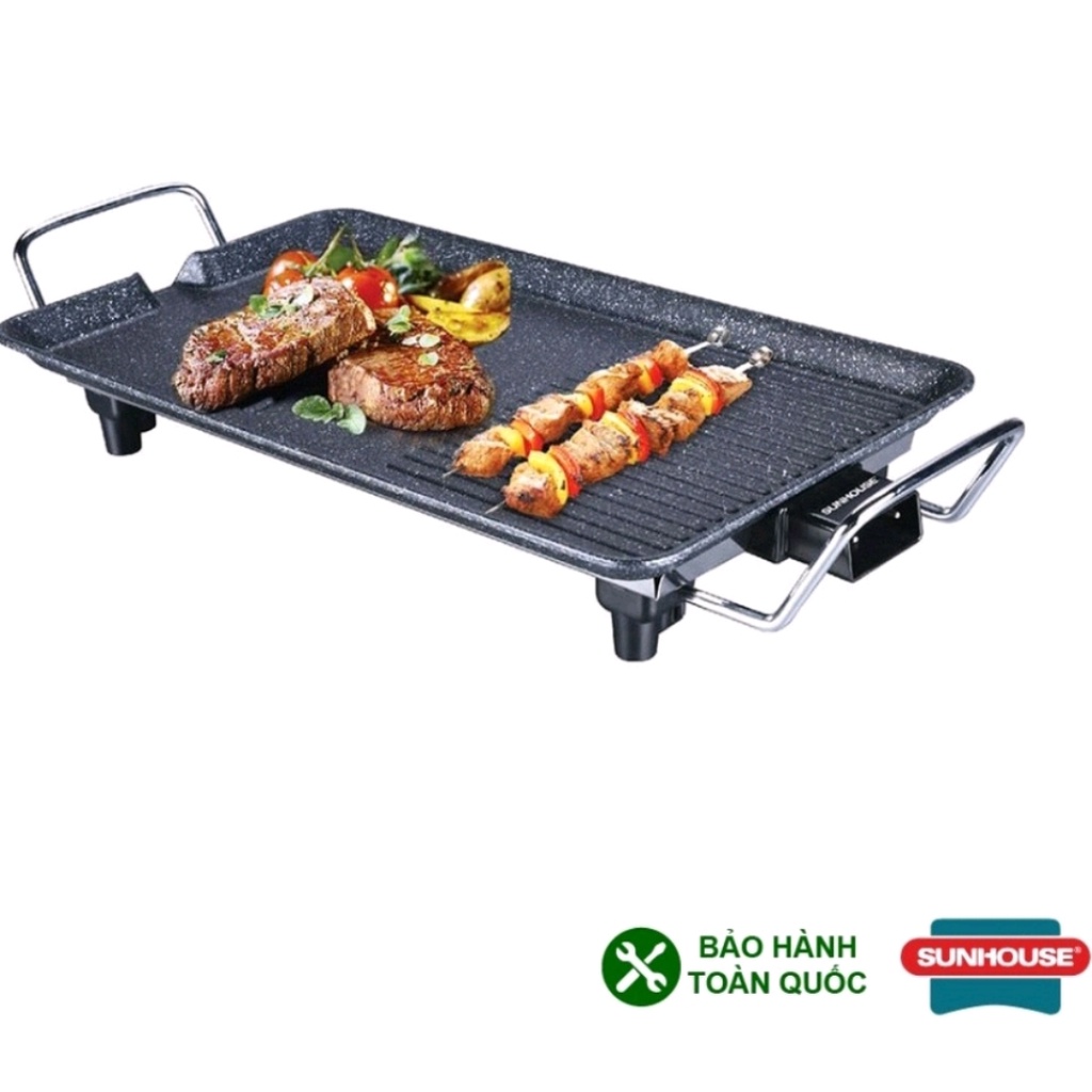 HÀNG CHÍNH HÃNG - Bếp nướng điện Sunhouse SHD4607, bếp nướng chống dính, không khói, tiết kiệm điện