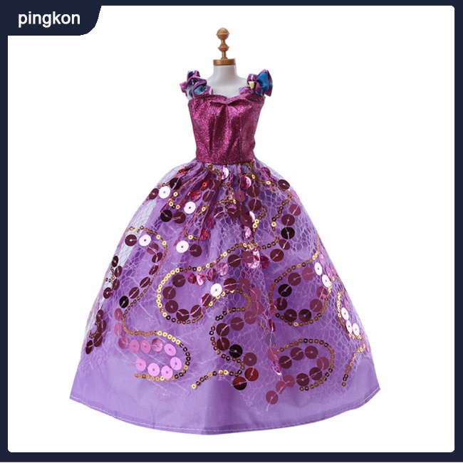 1 Set Đầm Công Chúa Thời Trang Cho Búp Bê Chiều Cao 30cm