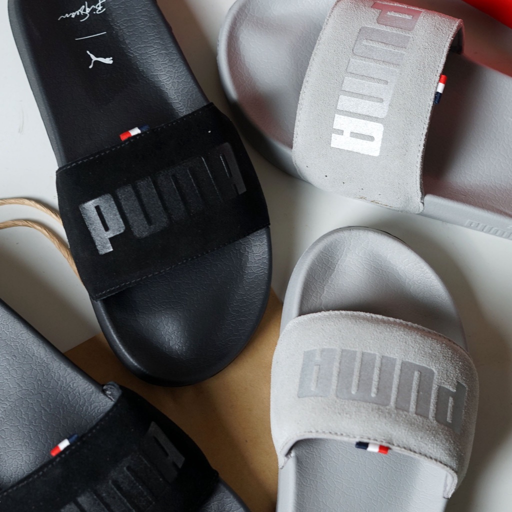 Dép cao su quai ngang Puma Bigsean, unisex, mang êm chân, đế chống trơn trượt
