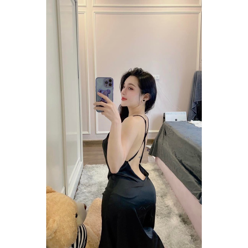 (M.29) Váy ngủ tiểu thư sexy cao cấp Đầm mặc nhà gợi cảm quyến rũ