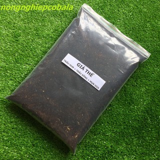 Giá Thể Trấu Trộn(Trâu Hun, Trấu Sống, Mụn Dừa) Gói 5dm3
