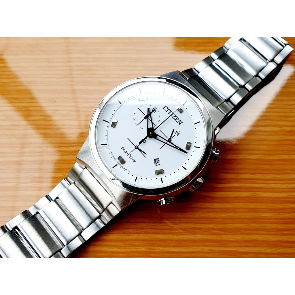 [Khổ tay nhỏ] Đồng hồ  nam Citi.zen Ecodrive AT2400-81A nếu cổ tay nhỏ bạn hãy chọn thể hiện sự lịch lãm của bạn